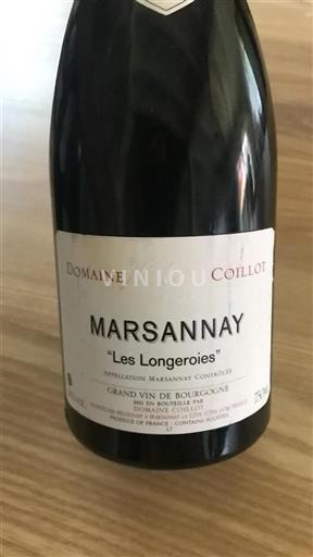 Burgundy Marsannay Domaine Coillot Les Longeroies Non-Vintage