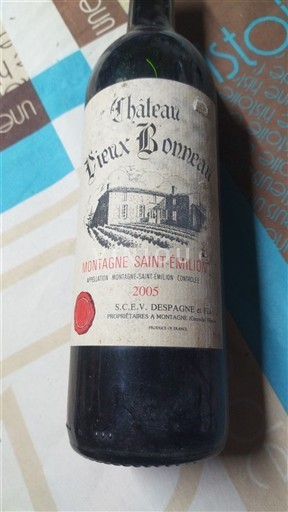 Bordeaux Montagne-saint-émilion Château Vieux Bonneau 2005