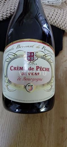 Burgundija Ni doloceno Vicomte Bernard de Romanet Crème de Pêche de Vigne Neleten.