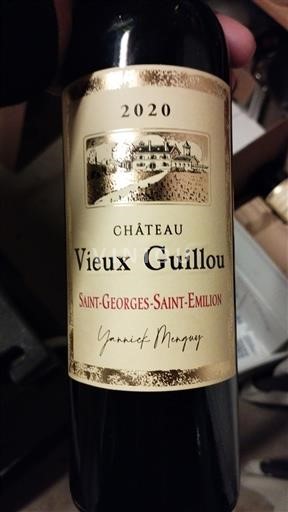 Bordeaux Saint-Georges-Saint-Émilion Château Vieux Guillou 2020