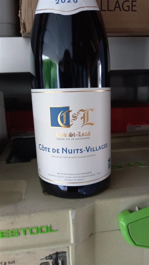Bourgogne Côte de Nuits-Villages Clos St-Louis 2020