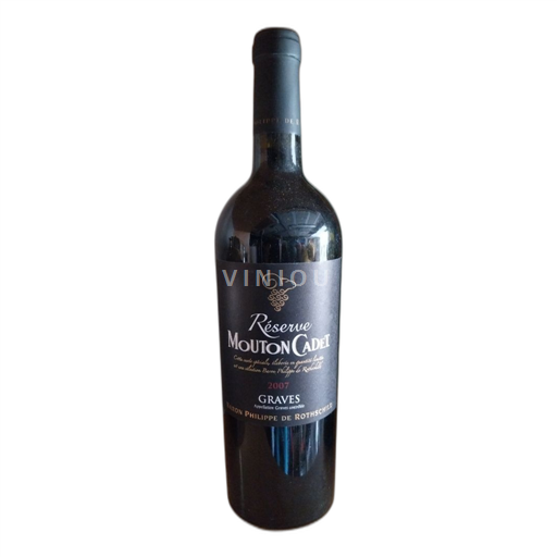 Bordeaux Graves Baron Philippe de Rothschild Réserve Mouton Cadet 2007