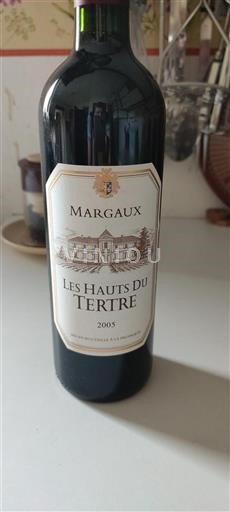 Burdeos Margaux Château Tertre Les Hauts du Tertre 2005