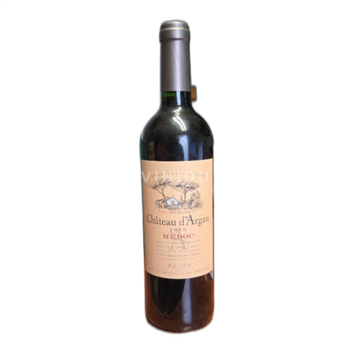 Vin Rouge sec Château Argan 2010 France Bordeaux Médoc AOC Cru Bourgeois
