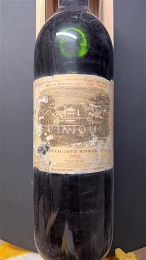 Bordeaux Pauillac Grand Cru Château Lafite Rothschild 1992