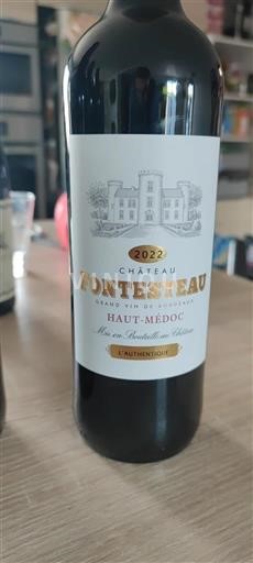 Bordeaux Haut-Médoc Château Fontesteau L'Authentique 2022