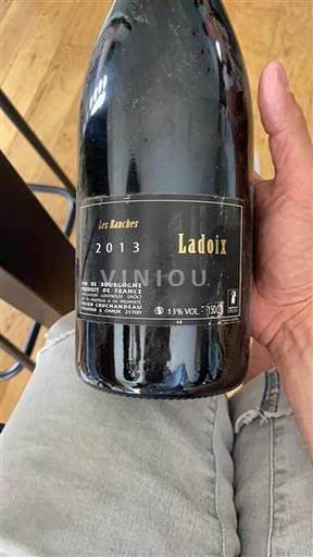 Bourgogne Ladoix Julien Cruchandeau Les Ranches 2013