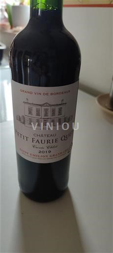 Bordéus Saint-Émilion Grand Cru Château Petit Faurie de Quet Chloé 2019