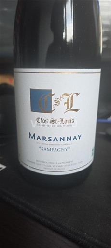 Bourgondië Marsannay Clos St-Louis Sampagny 2021