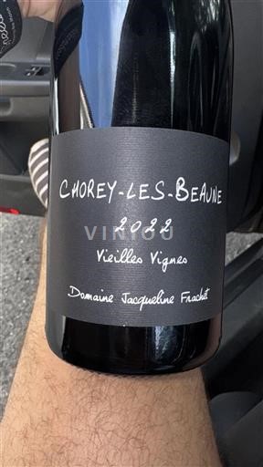 Vin Rouge sec Vieilles Vignes Domaine Jacqueline Frachet 2022 France Bourgogne Chorey-lès-beaune AOC