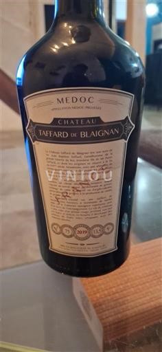 Bordeaux Médoc Château Taffard de Blaignan 2019