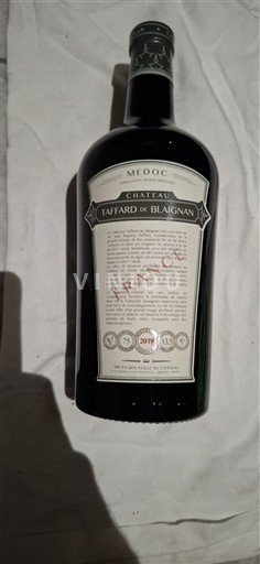Bordeaux Médoc Château Taffard de Blaignan 2019