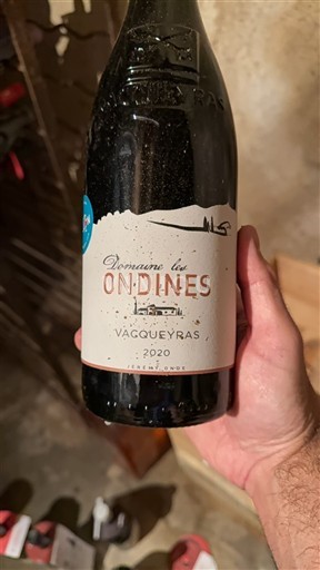 Rhônen laakso Vacqueyras Domaine Les Ondines 2020