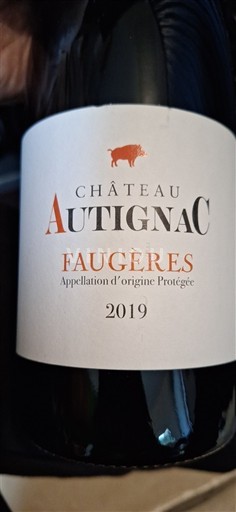 Languedoc Faugères Château Autignac 2019