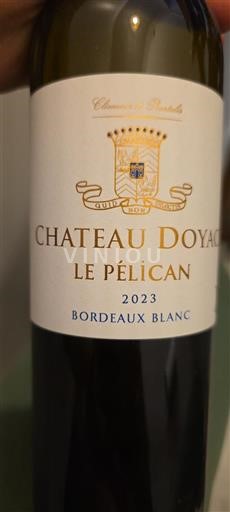 Bordeaux Bordeaux trắng Château Doyac Le Pélican 2023