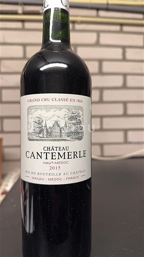 Burdeos Haut-Médoc Grand Cru Château Cantemerle 2015