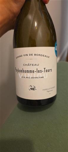 Bordeaux Blaye-côtes-de-bordeaux Château Peybonhomme-les-Tours Le Blanc Bonhomme 2021