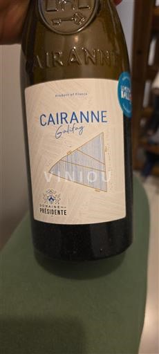 Rhônevallei Cairanne Domaine La Présidente Galifay 2023