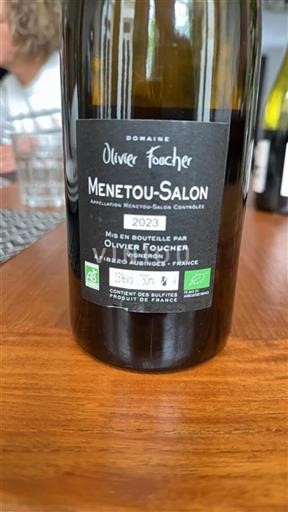 Loiredalen Menetou-Salon Domaine Olivier Foucher 2023