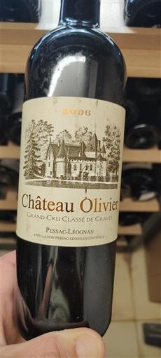 Víno Rouge sec Château Olivier 2006 Francie Bordeaux Pessac-Léognan AOC Grand Cru