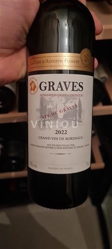 Burdeos Graves La Cave Augustin Florent Vin de Graves 2022