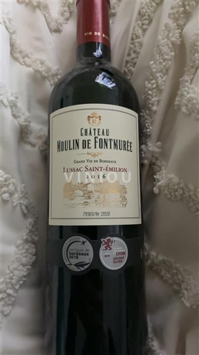 Bordeaux Lussac-Saint-Émilion Château Moulin de Fontmurée 2016