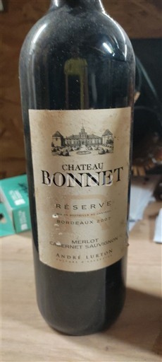 Bordeaux Château Bonnet Réserve 2007