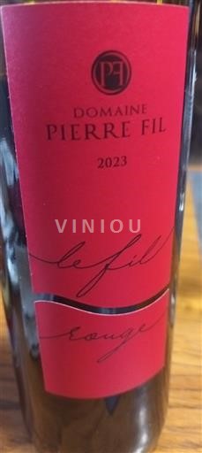 Languedoc Không được chỉ định Domaine Pierre Fil Le Fil Rouge 2023
