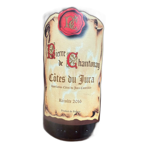 Vin Rouge sec Pierre de Chantonay 2016 France Jura Côtes-du-jura AOC