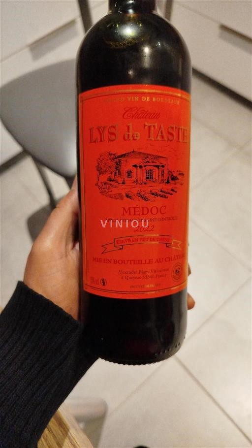 Bordeaux Médoc Château Lys de Taste 2022
