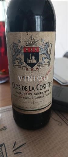 Bordeaux Bordeaux Supérieur Clos de la Costière 1964