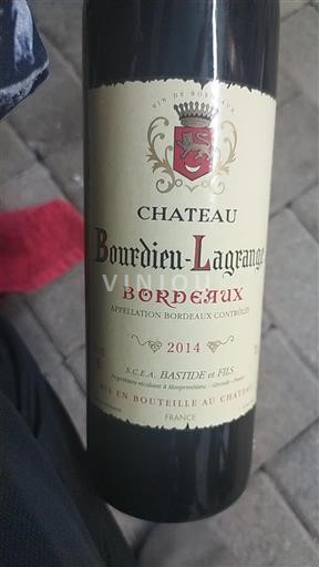 Burdeos Bordeaux Château Bourdieu-Lagrange 2014