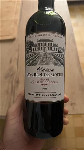 Bordeaux Blaye-côtes-de-bordeaux Château Les Grandes Mottes 2015