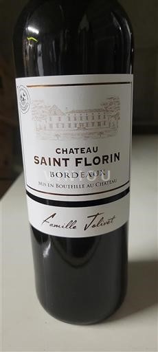 Bordeaux Château Saint Florin Niet-geïntegreerd