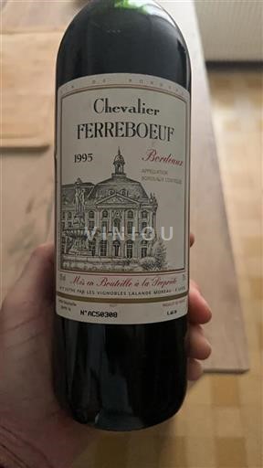 Burdeos Bordeaux Chevalier Ferreboeuf 1995