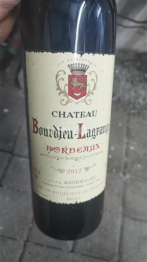 Burdeos Bordeaux Château Bourdieu-Lagrange 2012