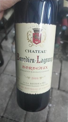 Burdeos Bordeaux Château Bourdieu-Lagrange 2009
