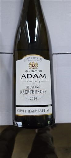Alsace Ikke specificeret Grand Cru Jean-Baptiste Adam Riesling Kaefferkopf 2020