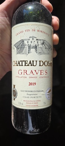 Bordeaux Graves Château Doms 2019