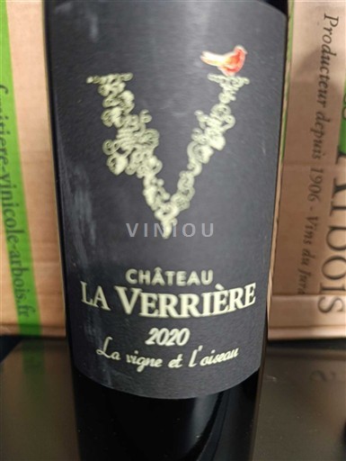 Bordeaux Bordeaux Supérieur Château La Verrière La Vigne et l'Oiseau 2020