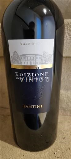 Apulien Ikke specificeret Fantini Edizione Cinque Autoctoni 2021
