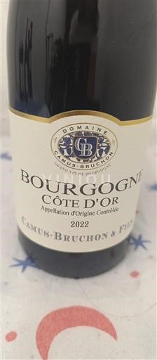 Borgonha Borgonha Côte d'Or Camus-Bruchon 2022