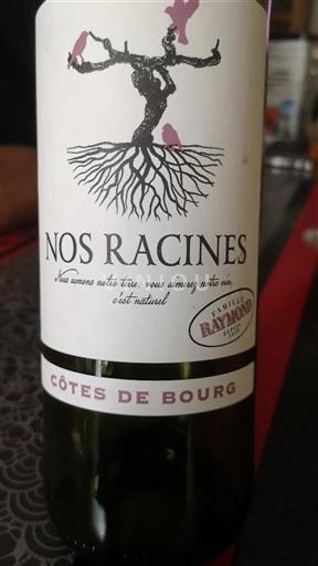 Bordeaux Côtes-de-bourg Famille Raymond Nos Racines Ikke årgangsbestemt