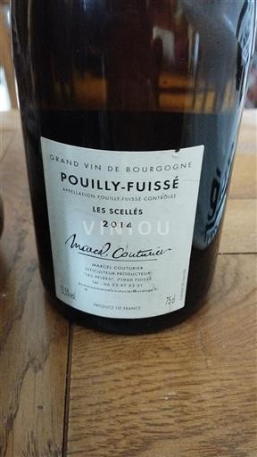 Burgundi Pouilly-fuissé Marcel Couturier Les Scellés 2014