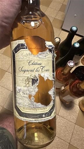 Bordéus Sauternes Château Seignoret les Cours Sauternes Não Sazonado