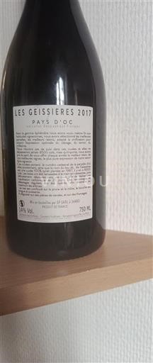 Languedoc og Roussillon Pays d'Oc Les Geissieres 2017