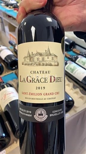 Bordeaux Saint-Émilion Grand Cru Grand Cru Château Haut La Grâce Dieu 2019