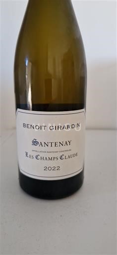 Bourgondië Santenay Benoit Girardin Les Champs Claude 2022