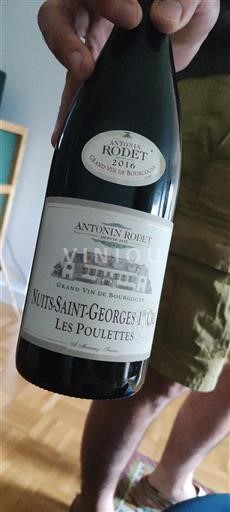 Borgoña Nuits-Saint-Georges Premier Cru Antonin Rodet Les Poulettes 2016