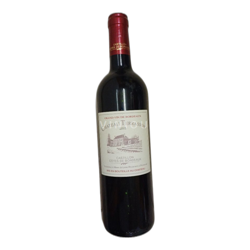 Vin Rouge sec Terrasson 2018 France Bordeaux Castillon-côtes-de-bordeaux AOC